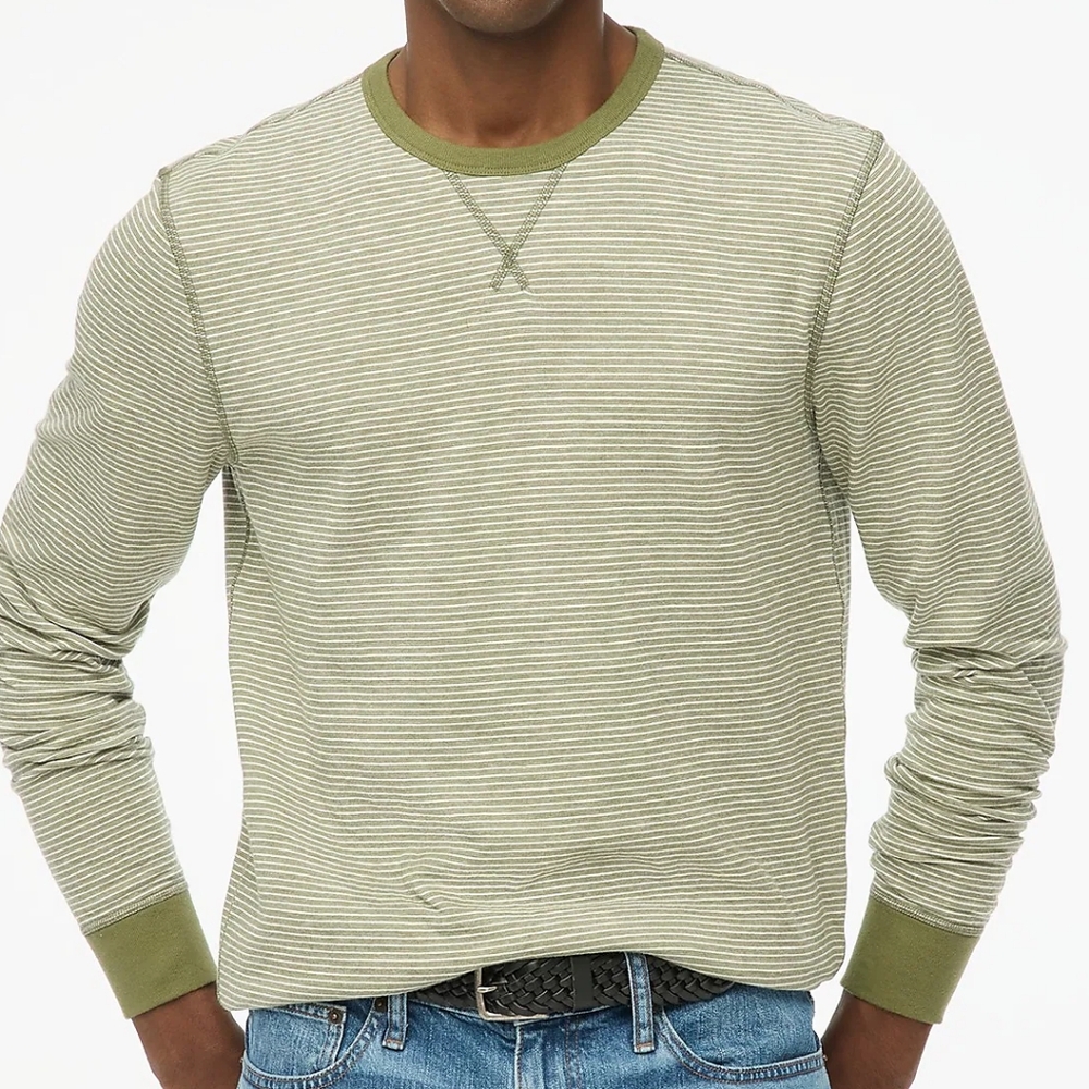 J. Crew Men's Soft Striped Crewneck T-shirt New Size Medium
